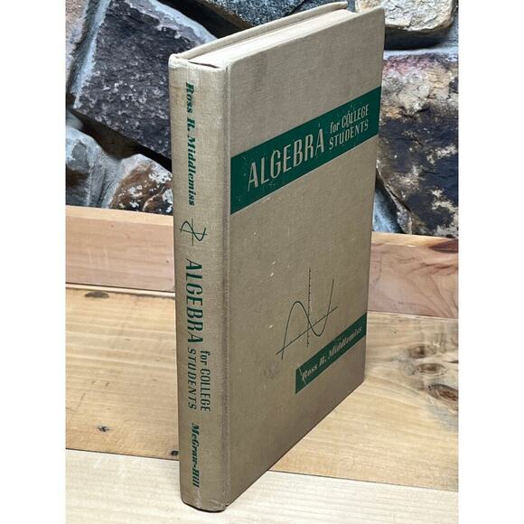 VTG Algebra for College Students book. Ross Middlemiss. 1953. Math. - Picture 1 of 7